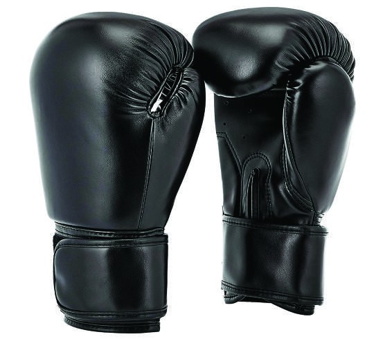 Premium Boxing Gloves for Training, Sparring & Fitness – Professional PU Leather Gloves (Black & Red)